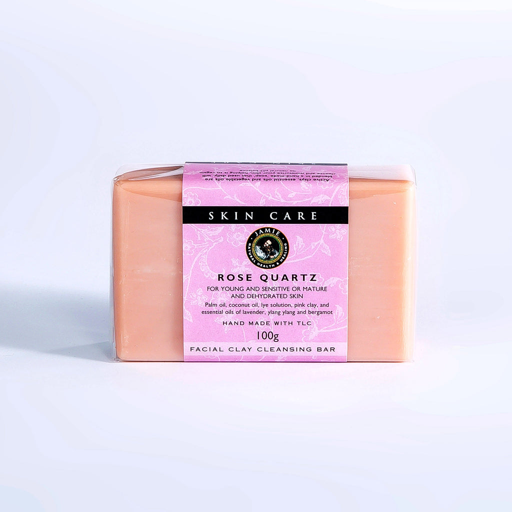 Rose Quartz Facial Clay-Cleansing Bar